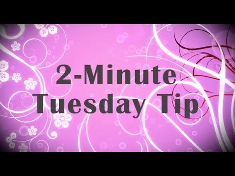 Simply Simple 2-MINUTE TUESDAY TIP - Basics of Scoring & Cutting Cards by Connie Stewart