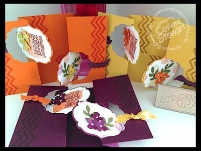 Simply Simple DOUBLE FLIP LABEL CARD by Connie Stewart