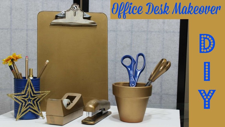 Ugly Office Desk? Try My DIY - Back To School DESK SUPPLIES MAKEOVER | thecreativelady