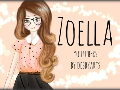 Zoella ▪ Drawing by ~DebbyArts