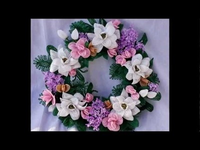 Beaded Flower Wreath - A Personal Memorial