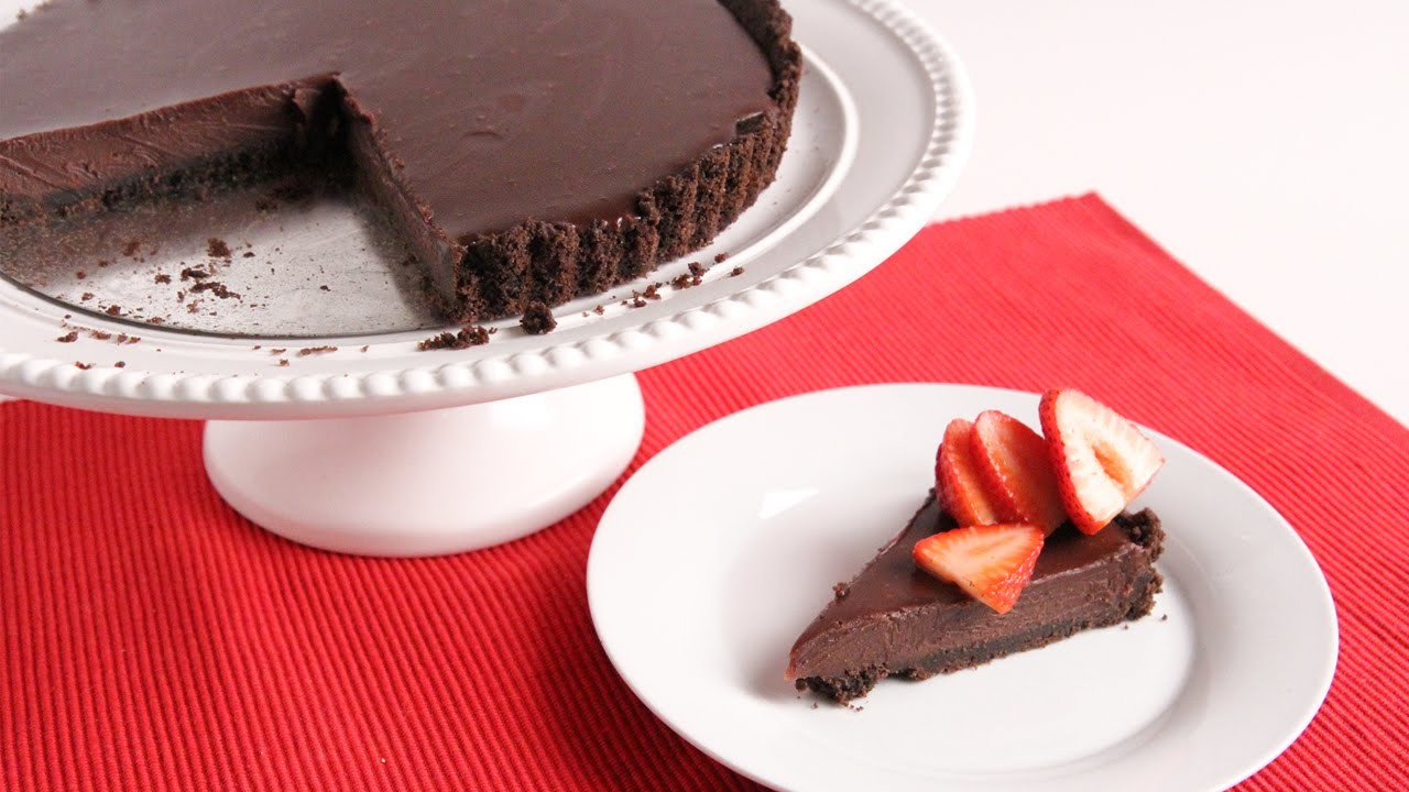 Chocolate Ganache Tart Recipe Laura Vitale Laura In The Kitchen Episode 933