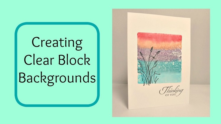 Creating Clear Block Backgrounds for Wetlands
