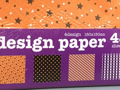 DAISO Halloween Design Origami Paper Unboxing