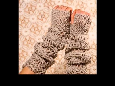 Diy crochet leg warmers