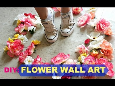 DIY Faux Flower Wall Art!