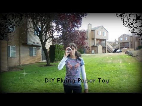 DIY Flying Paper Toy