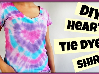 DIY Heart Tie Dye Shirt ft. Nia's Nest