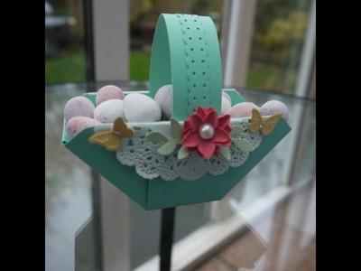 Easter Basket made with the Envelope Punch Board