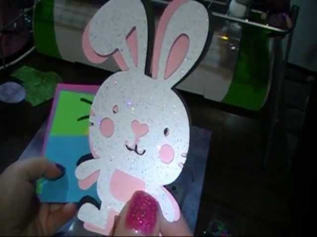 Easter Bunny Wobble Card