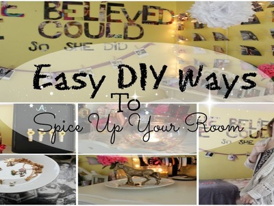 Easy DIY Ways To Spice Up Your Room♡