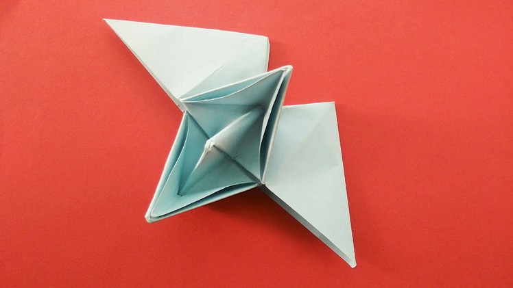Easy Origami - Paper Flying Boat.