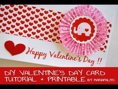 Elephant Valentine's Day Card - How to make a ValentineMake a Card