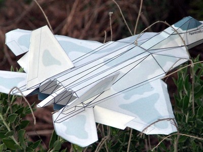 F-22 Paper Airplane 3D model