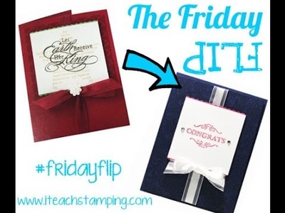 Friday Flip:  Using Simply Wonderful with Something Lacy (Stampin' Up!)