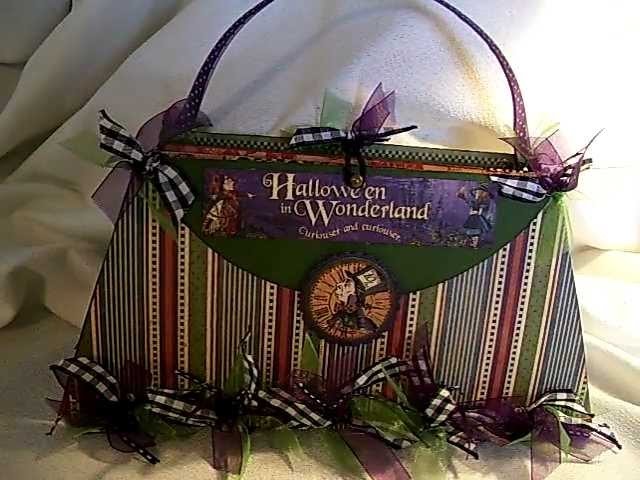 Halloween In Wonderland Purse Mini Album