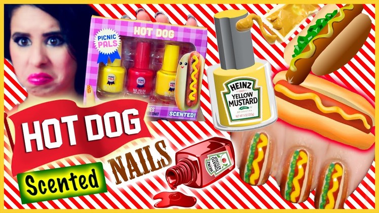 Hot Dog Scented Nail Polish!? Smell Test, Demo & Review!