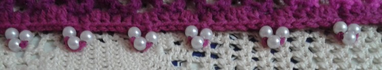 How Picot Crochet with Beads  Video Tutorial - Lesson 1