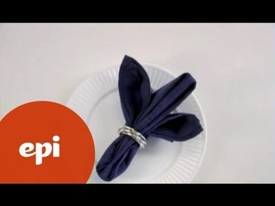 How to Do an Orchid Napkin Fold