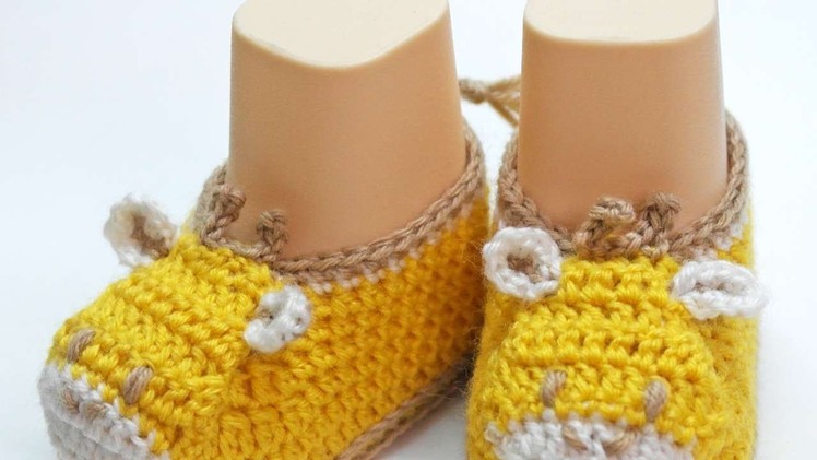 How To Make A Cute Crocheted Giraffe Baby Booties - DIY Crafts Tutorial - Guidecentral