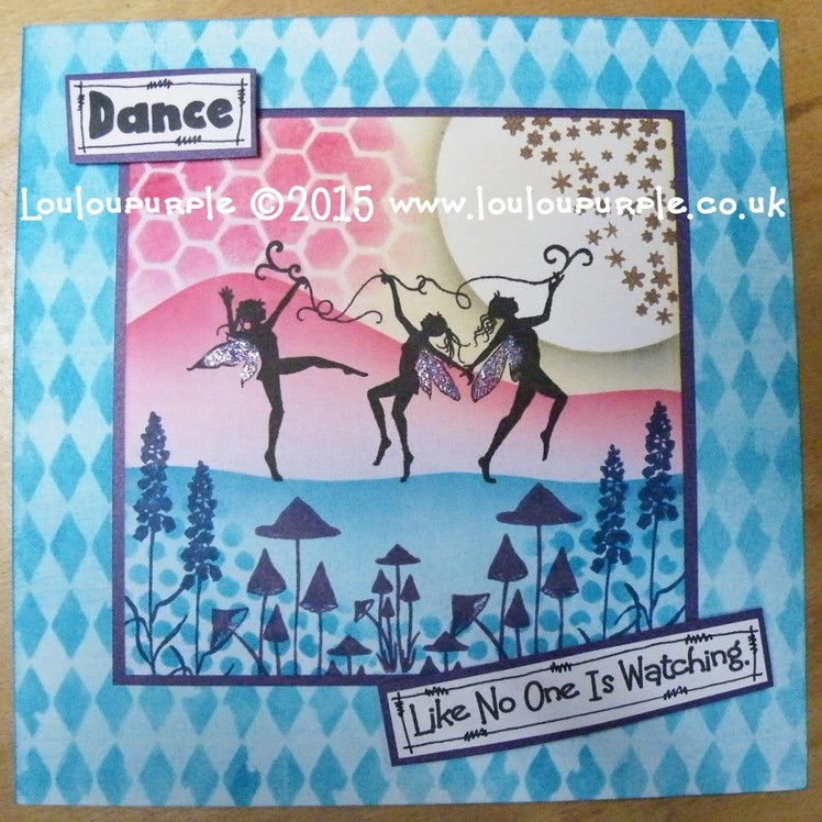 How to make a fairy card using Lavinia stamps and ink pads