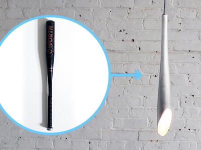How to make a lamp out of a baseball bat