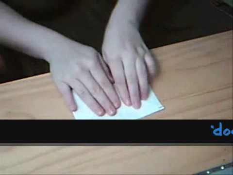 How to make an envelope without using scissors