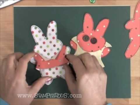 How to Make Bunny Paper Dolls With Stamps