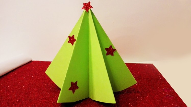How to make christmas tree decoration with paper