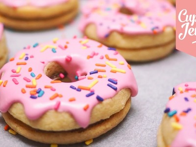 How to Make Doughnut Shortbread Cookies | Cupcake Jemma