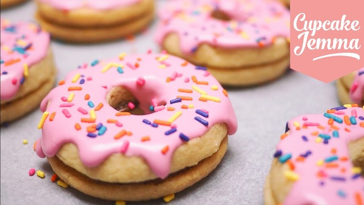 How to Make Doughnut Shortbread Cookies | Cupcake Jemma