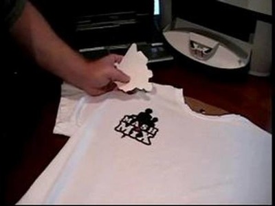 How to Make Iron-On T Shirt Designs : How to Remove the Iron-On Backing