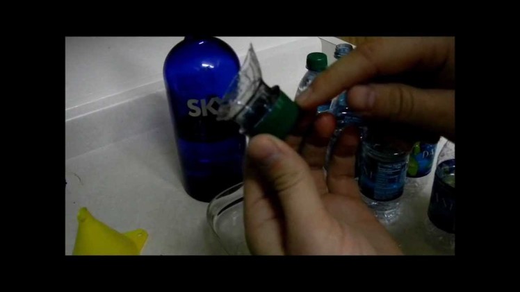 How to put liquor in sealed water bottles for cruises and sporting events