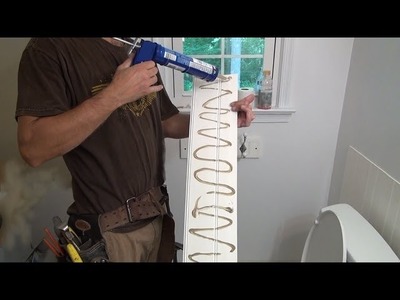 How to: PVC Wainscotting Installation