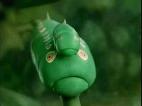 Japanese.Thai tea commerical with caterpillars