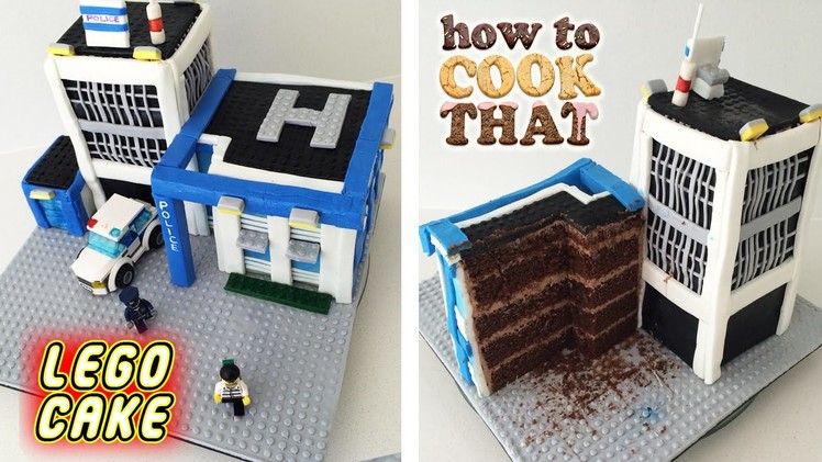 LEGO CITY POLICE CAKE How To Cook That Ann Reardon