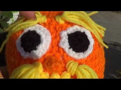 Lorax Character Beanie Tutorial - Left Handed