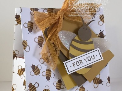 One Sheet Goodie Bag & Punch Art Bumblebee