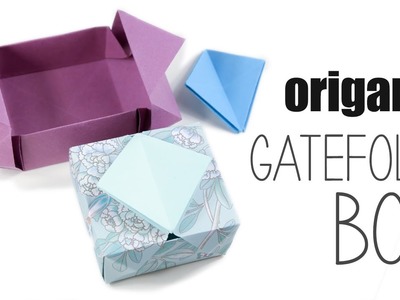 Origami Gatefold Box Instructions