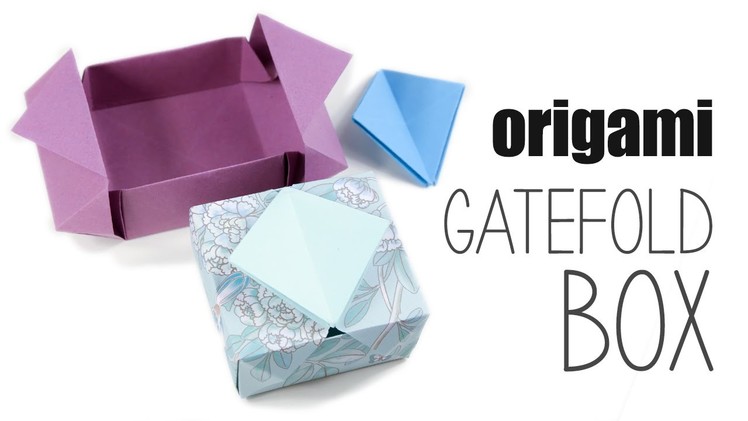 Origami Gatefold Box Instructions