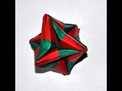 Origami - how to fold the Most Puzzling Christmas Decoration