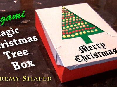 Origami Magic Christmas Tree Box