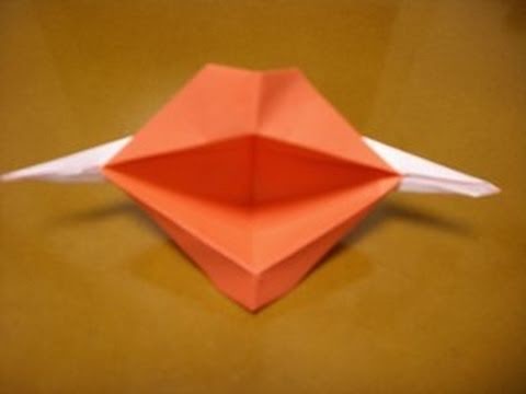 Origami talking lips