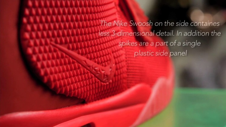 Rare Pair: Air Yeezy 2 "Red October" Fake vs. Real Comparison