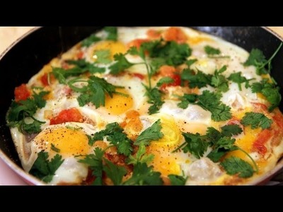 Shakshouka (Egg Dish) - Saudi Arabia Recipe - CookingWithAlia - Episode 176