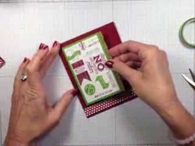 Simply Simple FLASH CARD - Subway Style Holiday by Connie Stewart