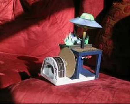 Solar Powered Paper Automaton