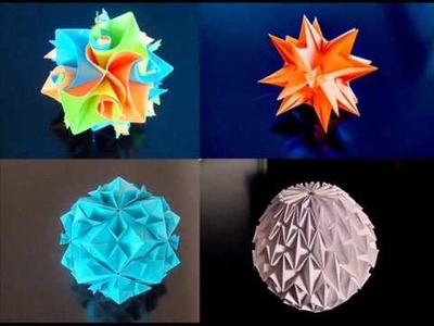 Some of my Favorite Origami Models and Instructions on How To Make them!!! :D