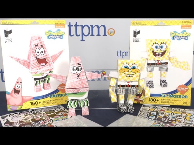SpongeBob SquarePants Build Your Own Paper Toys from Paper Punk