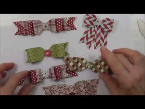 Stampin Up Punch Board Bows Part 2